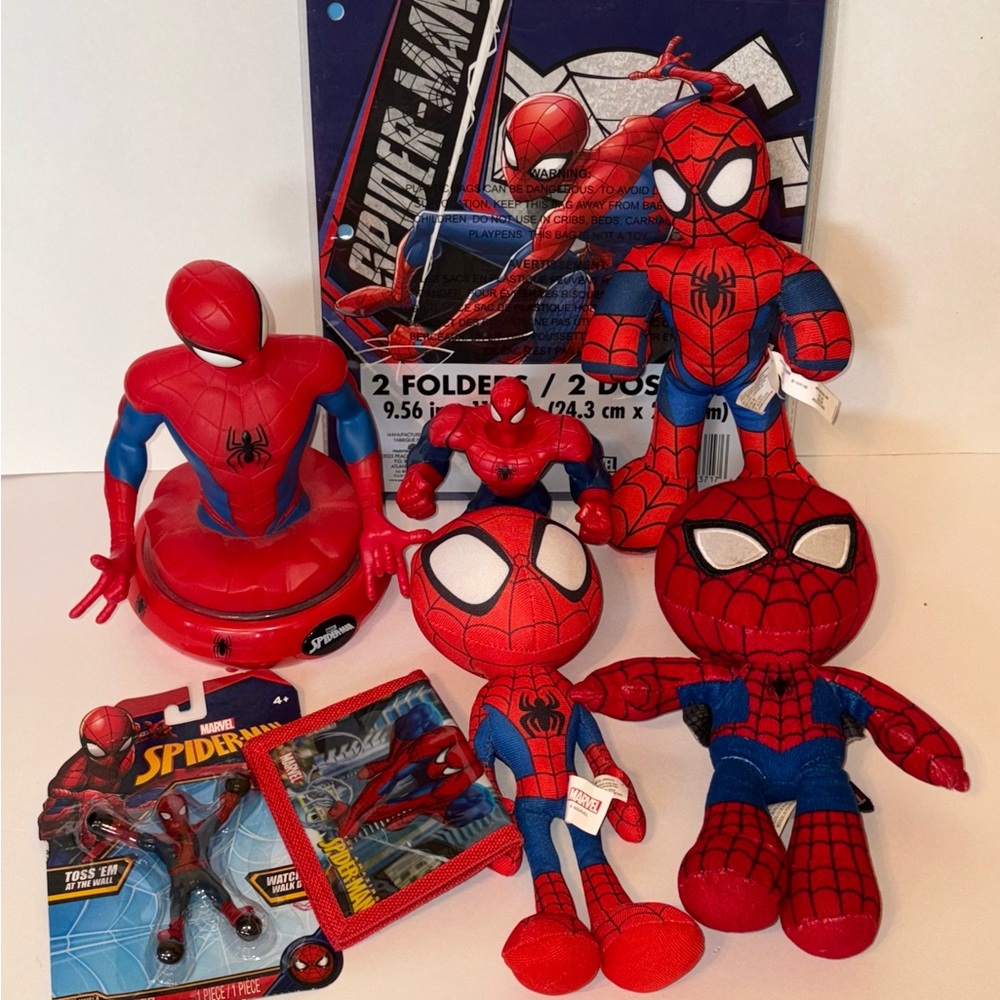 Spider-Man Kids Toy Set - Red and Blue Lot Spider-Man Lover